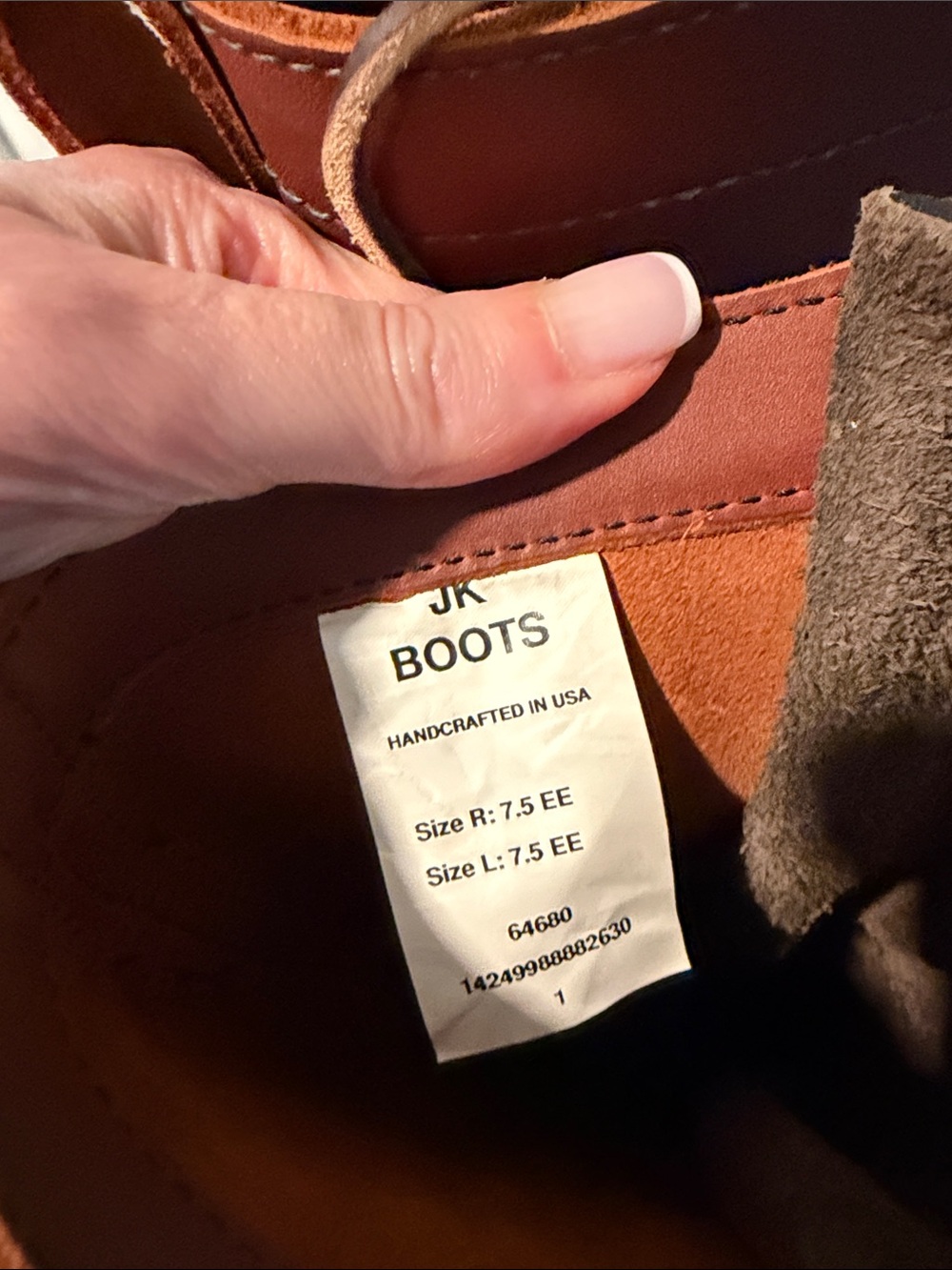 Men's Brown Leather and Suede Lace-Up Work Boots Bundle - Picture 4 of 7